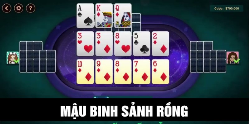 Quy tắc xếp bài ở game Mậu Binh Sảnh Rồng